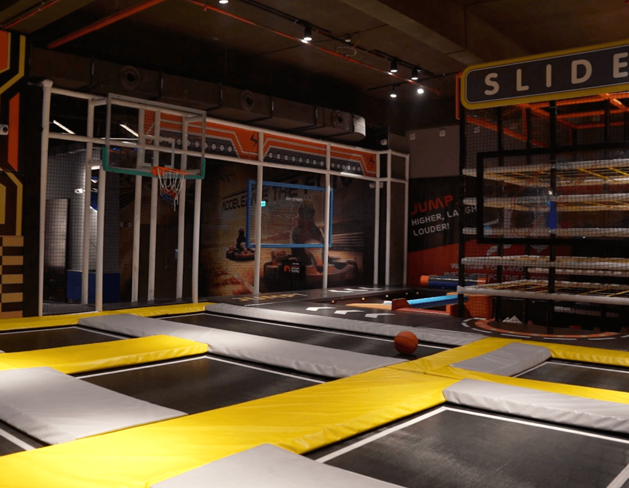 Trampoline at BLAAZE